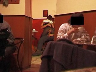 Anal x rated video in a Public Coffee Shop