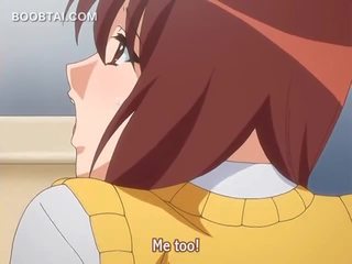 Schattig anime school- damsel tasting en neuken snavel