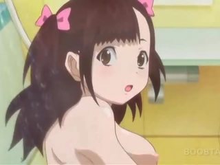 Bad anime xxx klipp med uskyldig tenåring naken babe
