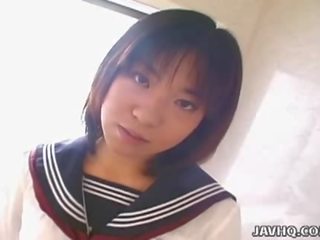 Japonské adolescent rino sayaka saje penis v the kúpeľňa