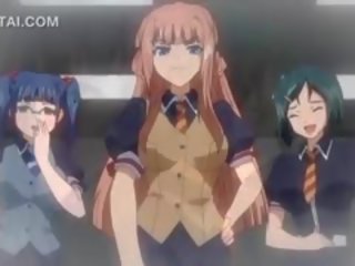 Hentai Teen schoolgirl Gets Fucked Doggy Style By Huge prick