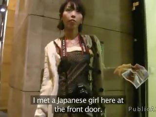 Japānieši seductress fucks milzīgs peter līdz svešinieks uz eiropa